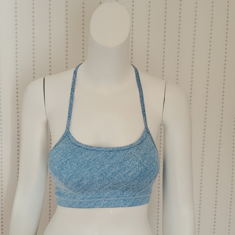 Beyond Yoga Textured Keyhole Bra